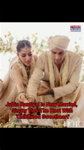 Jubin Nautiyal Is Now Married, Singer Ties The Knot With 'Childhood Sweetheart' #shorts #shortvideo