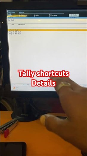 Tally shortcuts use #accountingsoftware #account #shorts #tallycounter #windows