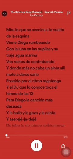 The Ketchup Song Dance Challenge - Las Ketchup Lyrics