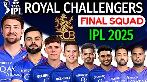 IPL 2025 - Royal Challengers Bangalore Final Squad | RCB Team Squad IPL 2025 | IPL 2025 RCB | #ipl2025 #rcb #rcb2025 Thank You | Sports Canvas & Glamour