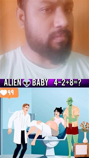 Alien 👽👶 Baby In Belly 😱 But...👀 #trending​ #tiktok​ #animation​ #motivationalanimation​ #shorts​