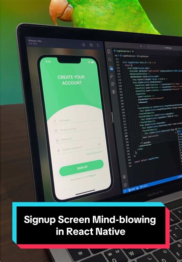 Mind-blowing Signup Screen in React Native