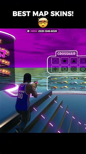 Crazy Skin 1v1 Map in Fortnite! #fortnite #skins #fyp