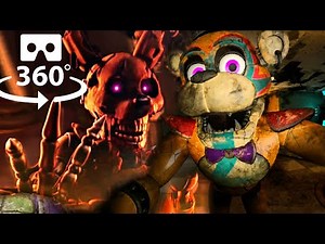 360° FNAF: Security Breach Final Boss in VR! - AFTON ENDING all JUMPSCARES