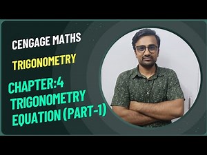 Cengage maths:Chapter 4:Trigonometry Equation (part-1) #cengagemaths #jee