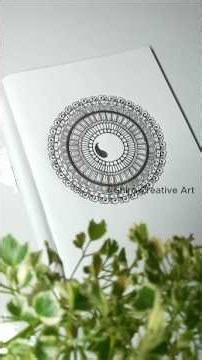 Easy Mandala Art for Beginners #shorts#art#mandala #mandalaartdrawing#mandaladesign#relaxingdrawing