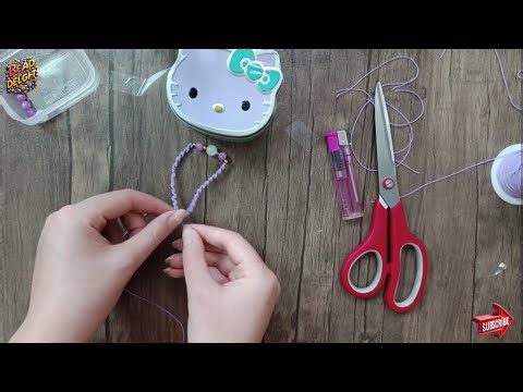 DIY Beaded Bracelet Tutorial | Easy Macrame Jewelry Making