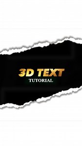 14K views | 3D Text Effect Tutorial (Save Now) Read caption for more...