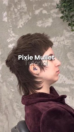 Trim on Instagram: "Pixie mullet tutorial ✂️📝 from @eliaslebarbiere 🔥 Will this haircut survive the big 2026? 🎊🎉 Any predictions on the next up and coming trend? Remember to use @trim in your post to be featured ✂️ #sharpfade #trim #corte #cutz #barber"