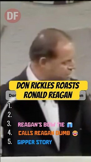 When Don Rickles Roasted Ronald Reagan 🤣🔥