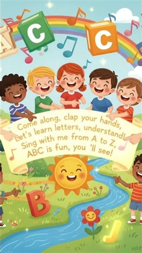 Clap your hands and learn ABC #learning #learnenglish #kidsvideo #kids #abcd #abc