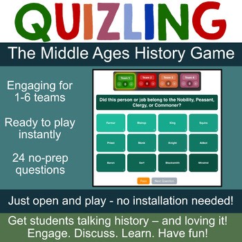 Quizling – An Engaging Classroom Quiz Game About the Middle Ages