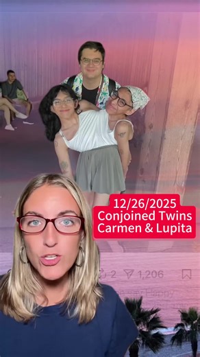 Conjoined Twins Dish on Love, Marriage, and Ridiculous Questions! ❤️👯♀️ 'tBelieveIt #ConjoinedTwins #CarmenAndLupita #RelationshipGoals #Viral #FYP #YouWon #fouyou #news #usa