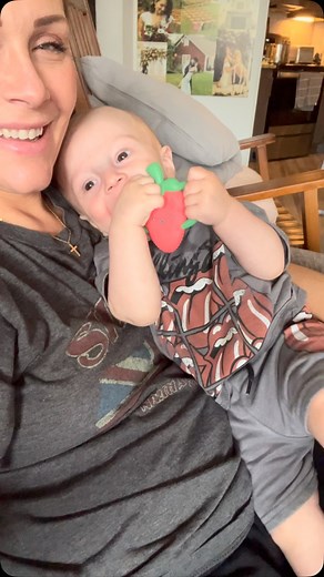 I love his giggles 😆🥰 he just thinks dad’s so funny!!! | Leah Rivers