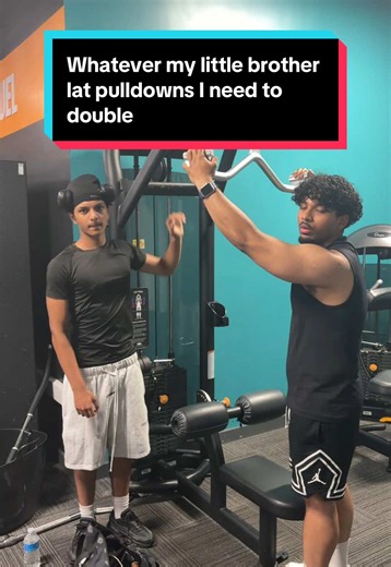 Lat Pulldown Challenge: Doubling My Little Brother’s Weight