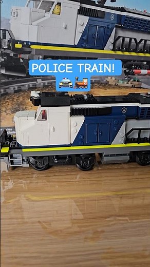 New LEGO train has arrived! 🚂🚔