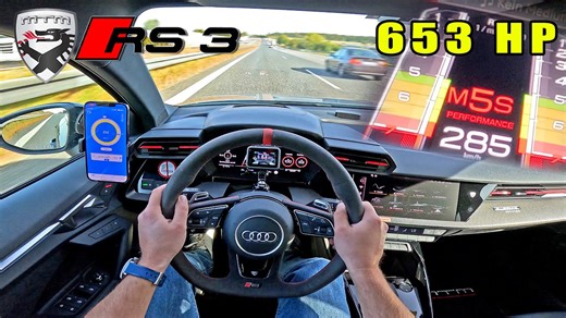 653HP Audi RS3 8Y MTM – Autobahn Monster with Insane Speed!