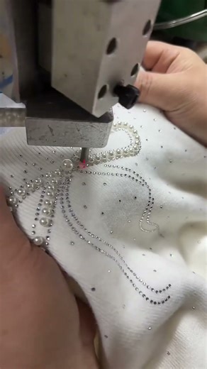 The beading crafts is eye-catching, #customapparel #garmentmanufacturer #apparelmanufacturer