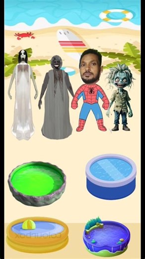 garnny #😃 which swimming pool is it jaan #funny #shortvideo #cartooncomedy