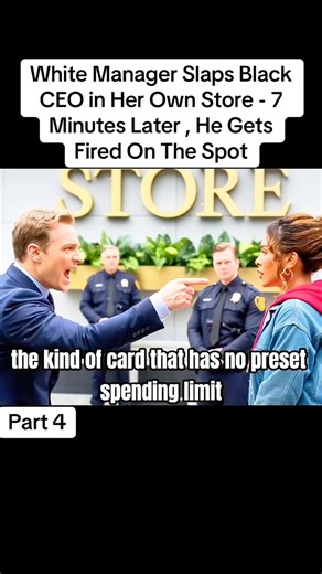 56K views · 711 reactions | P4 White Manager Slaps Black CEO in Her Own Store - 7 Minutes Later , He Gets Fired On The Spot #storytime #learnontikok #truestory #foryou #tiktok | Famous Story | Facebook
