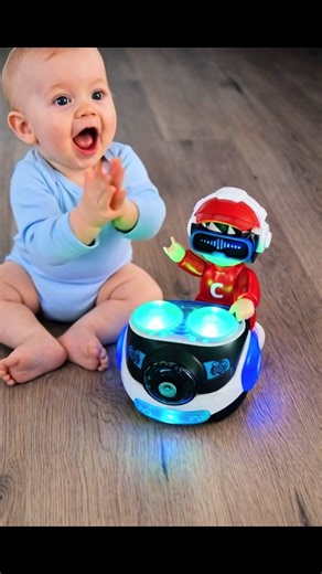 🚀 The Coolest Dancing Robot Toy Kids Are Obsessed With! 🤖✨ Looking for a fun, interactive toy that keeps kids entertained for hours? This LED Dancing Robot is a total game changer! 💃🕺 🌈 Colorful flashing lights 🎶 Fun music & dancing moves 🤖 360° spinning action 🖐️ Interactive & super engaging 👶 Perfect for toddlers & young kids This adorable little DJ robot moves, spins, and lights up the room with vibrant colors — making it perfect for playtime, parties, or as a birthday gift 🎁 Kids L