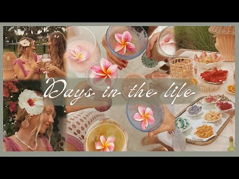 DAYS IN THE LIFE | crafting, garden tour, & party prep!