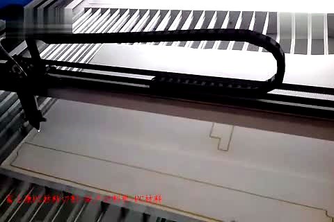 富士康PC材料切割-激光切割机-PC材料激光切割机不发黄图片视频