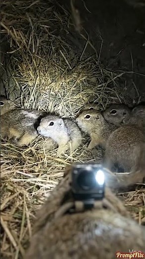 Mounted Micro Camera Reveals the Secret Life of Ground Squirrels