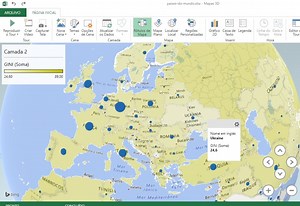 Todos os países do mundo no Excel