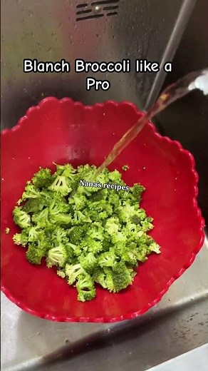 How To Blanch Your Broccoli| Make Veggies the Yummy way| Healthy Meals #veggiemonth #cookwithme