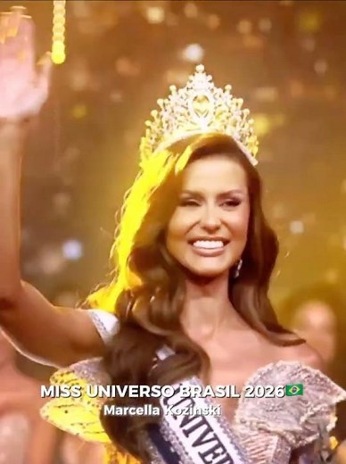 Miss Universo Brasil 2026- Marcella Kozinski 😍🇧🇷 #missuniverse #missuniversobrazil #fyp