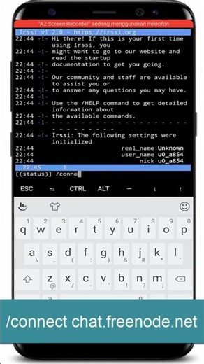 Cara Chatting Menggunakan Termux Dengan IRSSI #Shorts