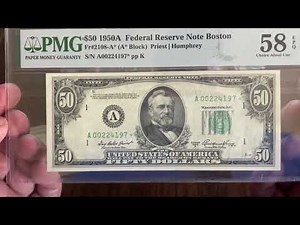 1950 A $50 Star note