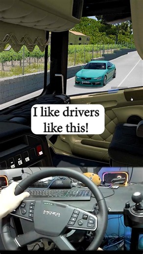 I like drivers like this one | Scania R500 | BeamNG