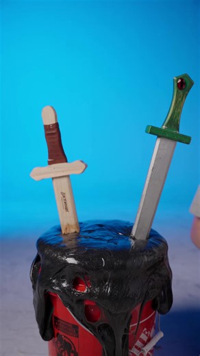 Pull The SWORDS Out Of Putty for $$$$ #shorts #vat19 #funny #satisfying #curiouslyawesome #putty | Vat19.com
