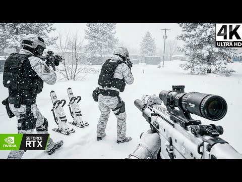 Sniper Team Infiltrate Russian Most Secure Base | Immersive Ultra Graphics 4K COD: MW Gameplay