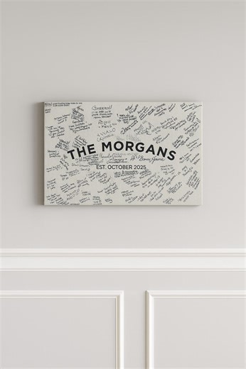 Custom Wedding Guest Book Flag I Guest Book Alternative - Etsy