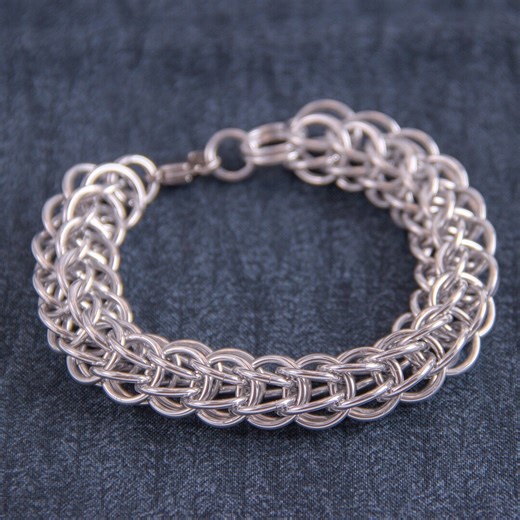 Full Persian Chunky Chainmail Bracelet - Etsy