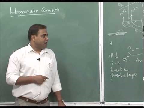 Mod-01 Lec-27 Pitting corrosion, Intergranular corrosion
