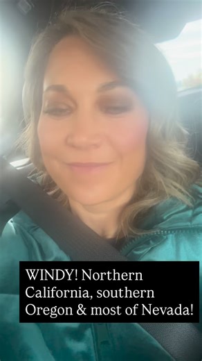 ginger_zee | WINDY WEST- do you live in one of these high wind warnings? high wind warnings for parts of Oregon’s, California and Nevada! Gusts up to... | Instagram