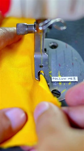Rolled Hem Sewing Process Using Special Foot #sewingmachine #shorts