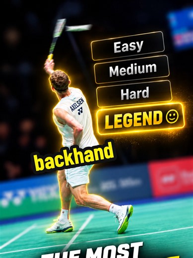 Is This a Hard Backhand in Badminton?