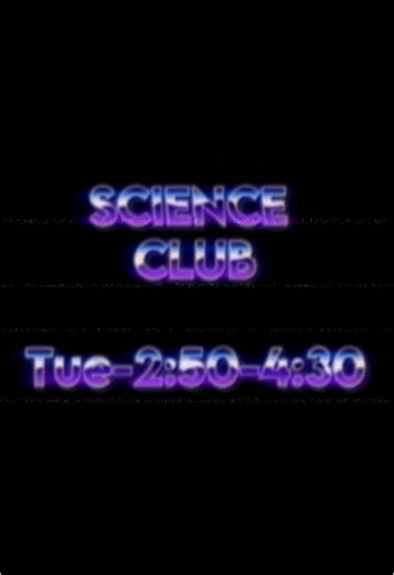 SCIENCE CLUB IS BACK! JOIN US TUESDAYS AFTER SCHOOL! #haltomhighschool #science