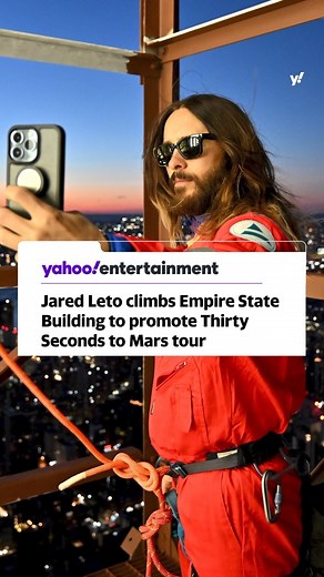 15K views · 39 reactions | Jared Leto climbs the Empire State Building to announce new Thirty Seconds to Mars tour. | Yahoo Entertainment | Facebook