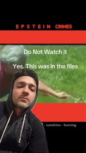 Karim Jovian on Instagram: "🚨The DOJ just released a disturbing Epstein-related video, where he uses a Magnifying glass on a restrain person in the sun. DO NOT watch the clip, read summaries instead."