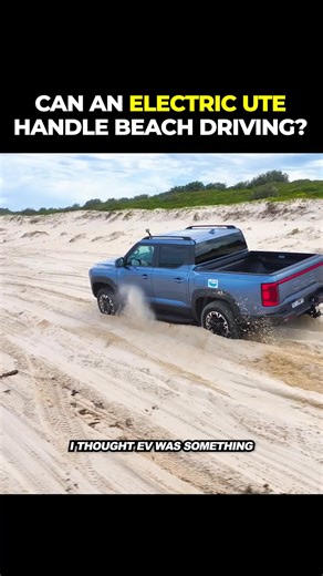 Electric Ute Beach Driving Test: BYD Shark 6 PHEV