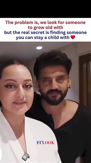Fitlook Magazine ® on Instagram: "Grow old? Maybe. Stay silly together? Always  . . . [fitlook, fitlook magazine, celebrity, bollywood, sonakshi sinha, zaheer iqbal] . . . #fitlookmagazine #fitlook #trending #trendingreels #fyp #explore #viralreels #sonakshisinha #zaheeriqbal #prank"