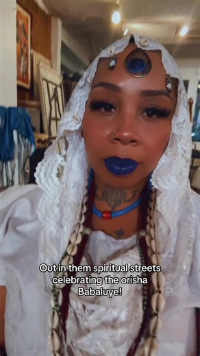 Yesterday was all about the #orisha #Babaluaye Babalú-Ayé is known by several other names, including Ọbaluaye or Sopona, as revered in the Yoruba religion. In syncretism with Catholicism, especially within Cuban tradition, he is also recognized as San Lazaro or Saint Lazarus. His name, Babalú-Ayé, translates to