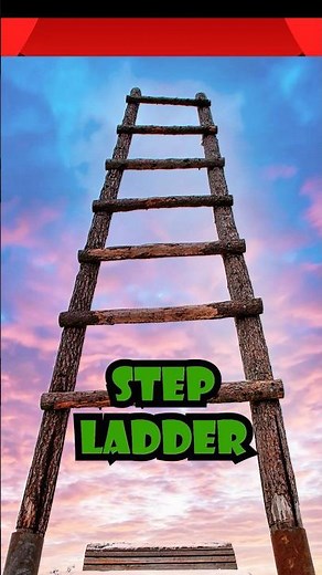 Step Ladder – One Line 2D Animation Joke 😄🪜