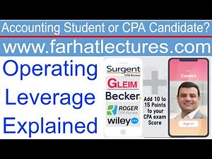 Operating Leverage Explained. CPA Exam BAR